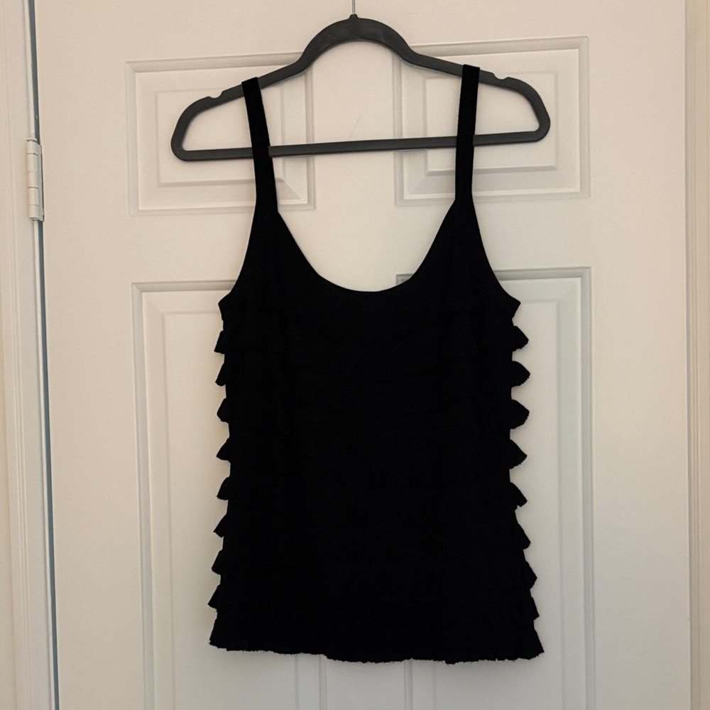 INC International Concepts Black Layered Camisole